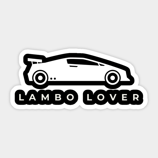 Lambo Lover Sticker by GMAT